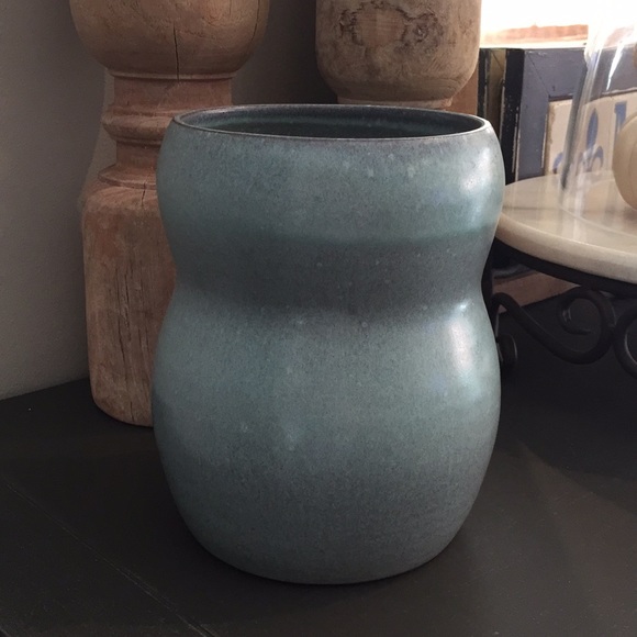 Other - DUCK EGG BLUE POTTERY VASE